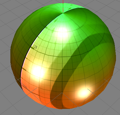 Multiple lights shader preview